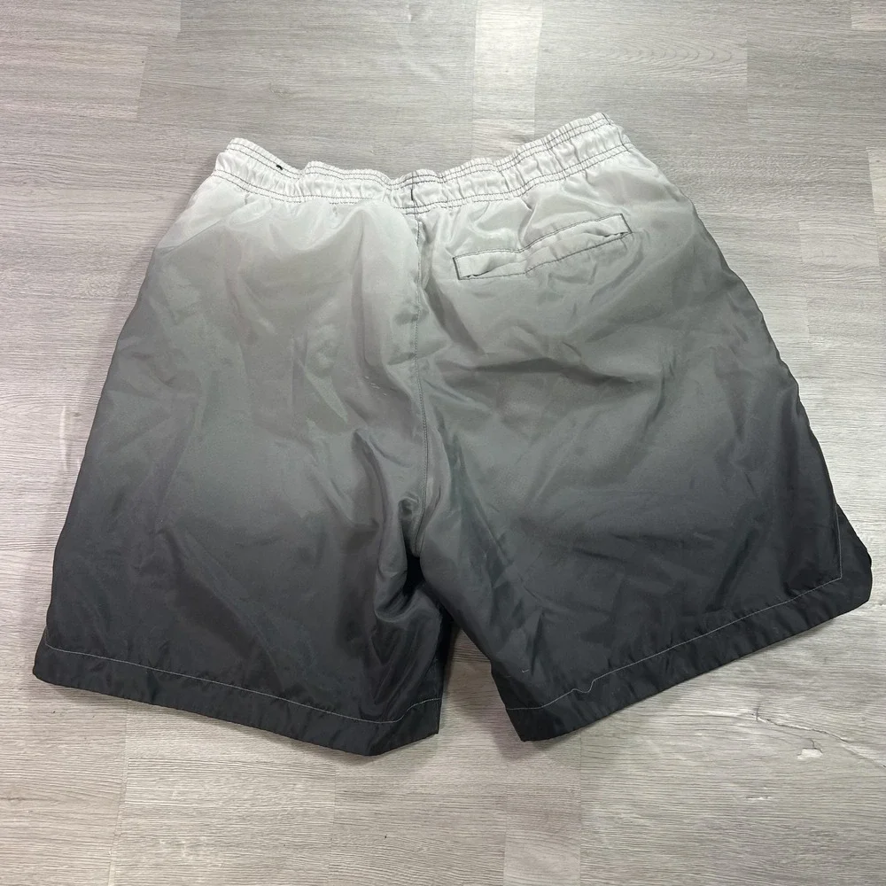 Jordan Swim Trunks Mens Medium Gray Ombre Air Lined Drawstring CZ4849-010